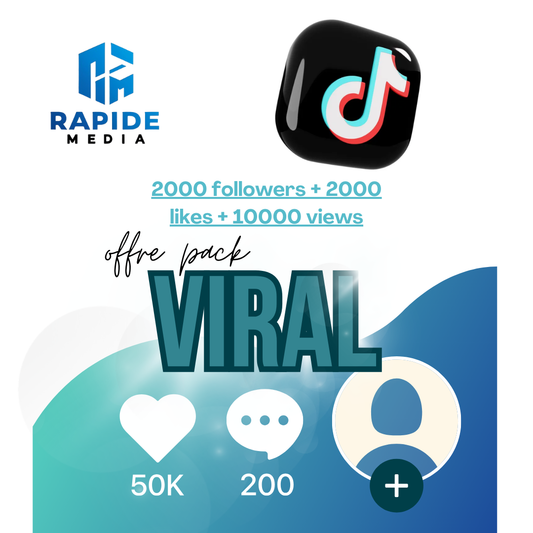 OFFRE PACK VIRAL TIK TOK - Offre temporaire
