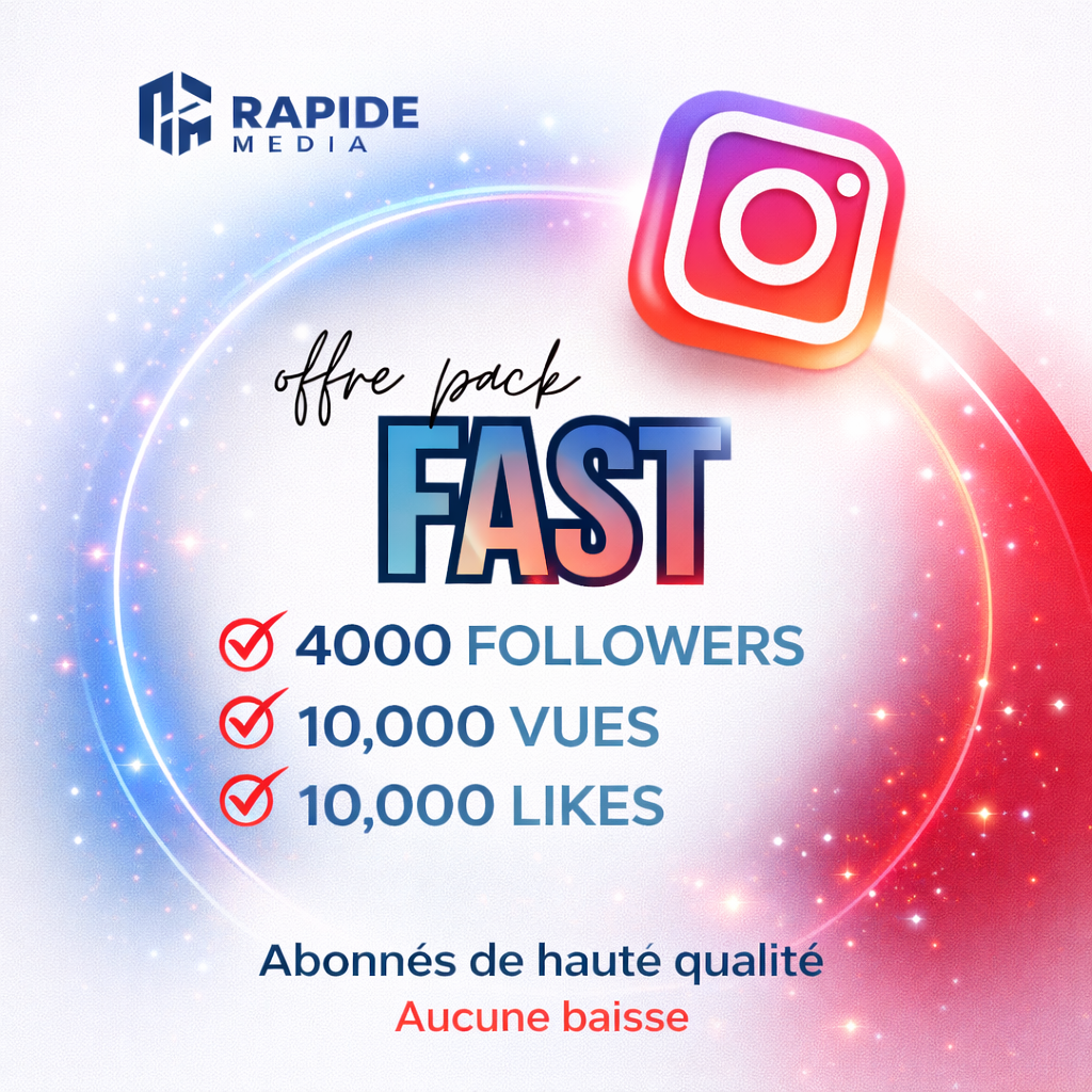 OFFRE PACK FAST INSTAGRAM - Offre temporaire