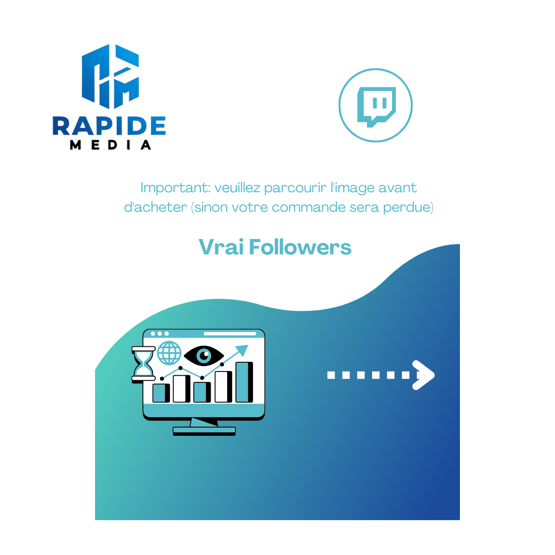 Service de croissance Twitch