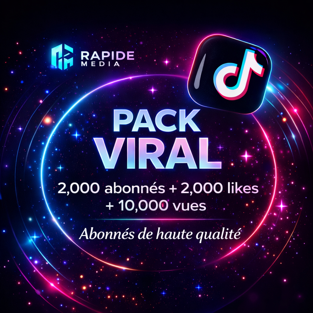OFFRE PACK VIRAL TIK TOK - Offre temporaire